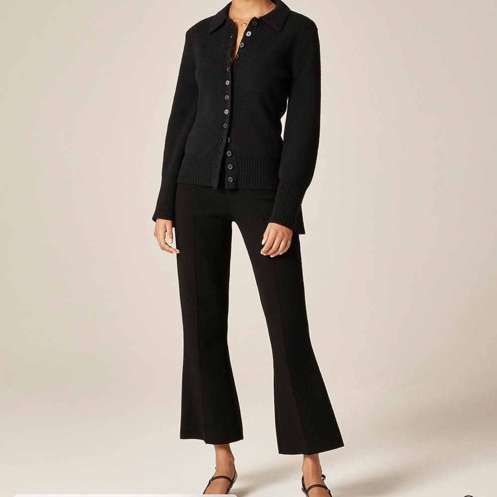 NWT J. Crew Delaney Sweater Kickout Pant in Size Medium Tall